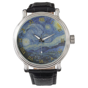 Reloj De Pulsera Starry Night Vincent van Gogh Painting