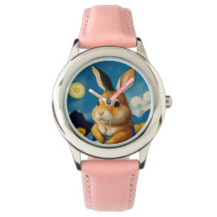 Reloj De Pulsera Starry Spring Bunny Watch