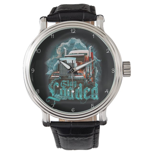 Reloj De Pulsera Stay Loaded: Trucking Through the Storm (Anverso)