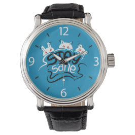 Reloj De Pulsera Stay Sane Funny Madness Typography