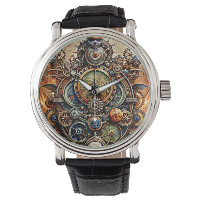 Reloj De Pulsera Steampunk Art Watch (Anverso)