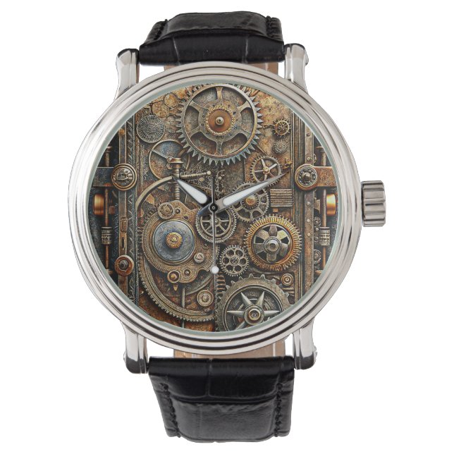Reloj De Pulsera Steampunk Art Watch (Anverso)