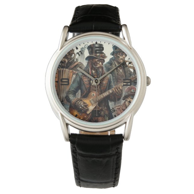 Reloj De Pulsera Steampunk Band Watch (Anverso)
