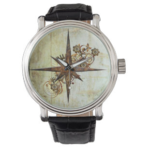 Reloj De Pulsera Steampunk Compass Star Watch