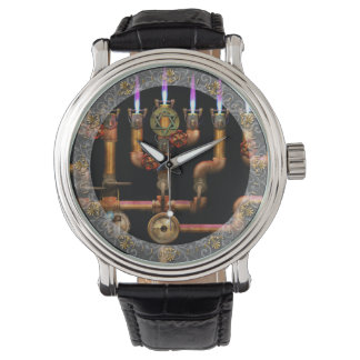 Reloj De Pulsera Steampunk - Fontanería - Encendiendo la Menorá