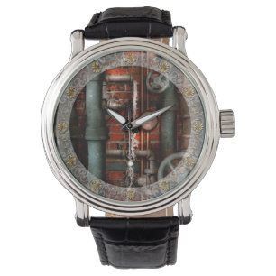 Reloj De Pulsera Steampunk - Fontanería - Tuberías y Válvulas