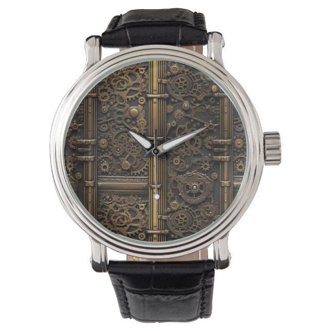 Reloj De Pulsera Steampunk Gears Watch (Anverso)