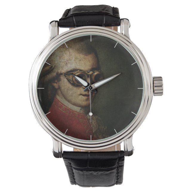 Reloj De Pulsera Steampunk Mozart (Anverso)