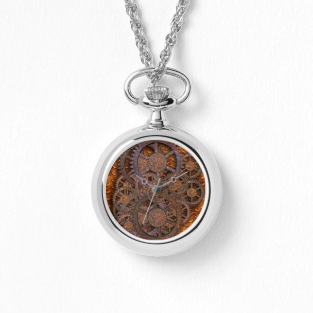 Reloj De Pulsera Steampunk Rusty Cogs (Anverso)