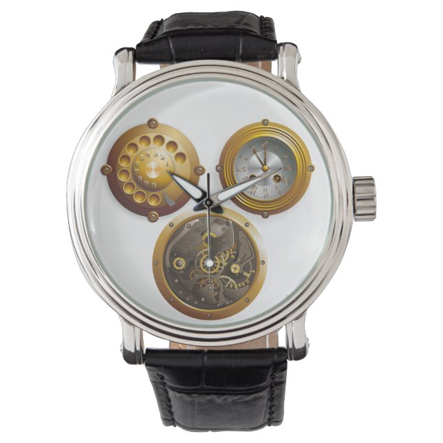 Reloj De Pulsera Steampunk Uhr (Anverso)