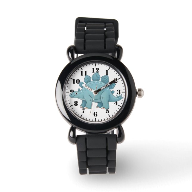 Reloj De Pulsera Stegosaurus Watch – Kid-Approved Style & Precision (Anverso)