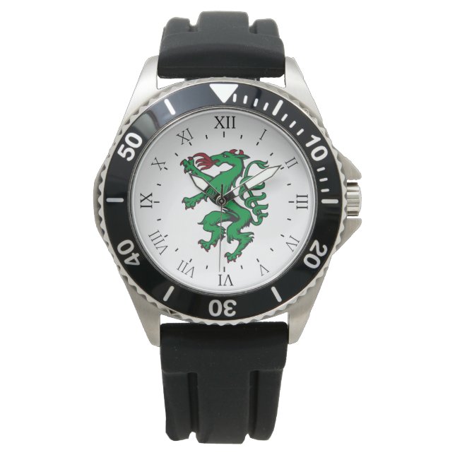 Reloj De Pulsera Steiermark Rot Grün Wappen Panther Österreich (Anverso)