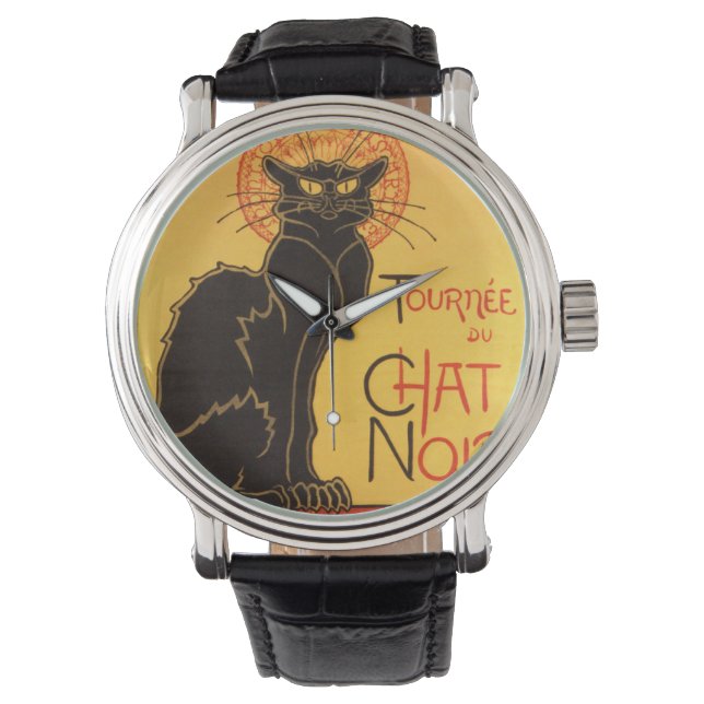 Reloj De Pulsera Steinlen: Chat Noir (Anverso)