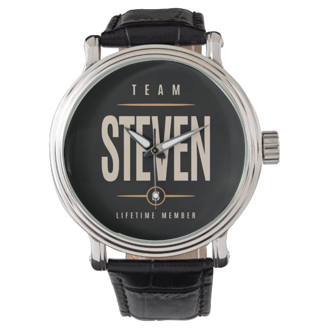 Reloj De Pulsera Steven Nombre Personalizado - Funny Steven (Anverso)