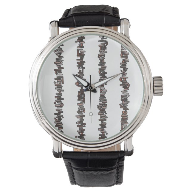 Reloj De Pulsera Sticks And Stones-Modern Geometric Stripes (Anverso)