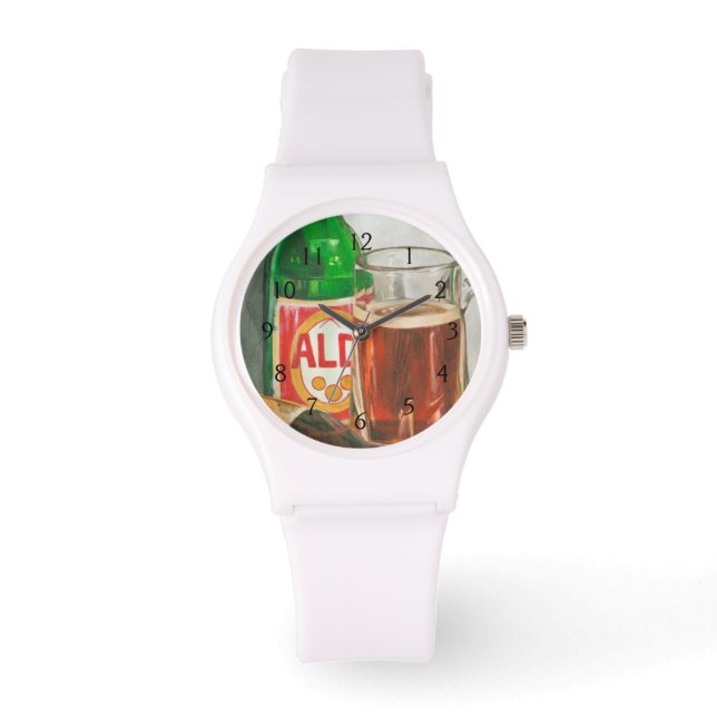 Reloj De Pulsera Still Life with Beer de Jennifer Goldberger (Anverso)