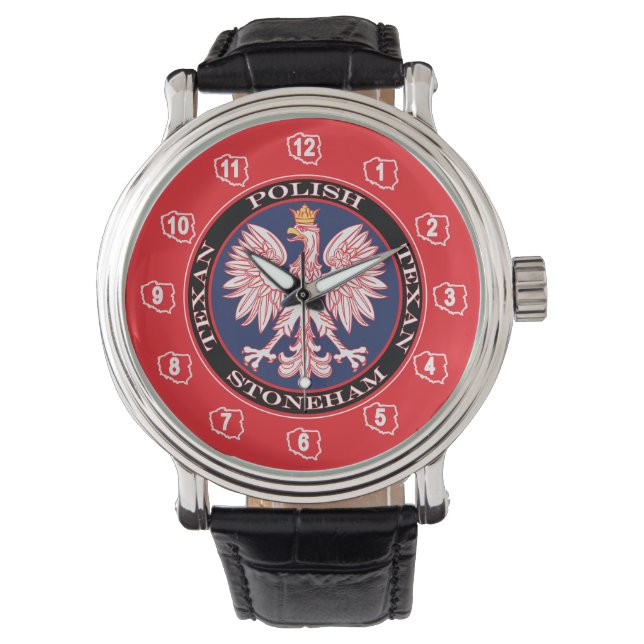 Reloj De Pulsera Stoneham Round Poland Texan (Anverso)