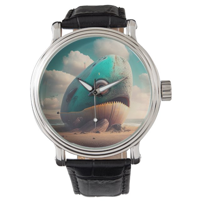 Reloj De Pulsera Strange Whale (Anverso)