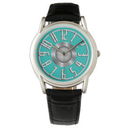 Reloj De Pulsera Streamline Art Deco Writing Watch - Aqua