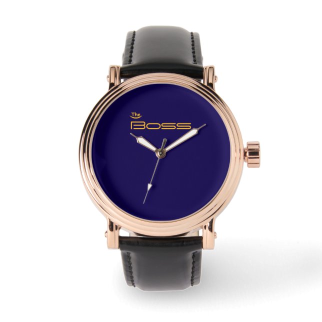Reloj De Pulsera Style Gold El JEFE (Anverso)