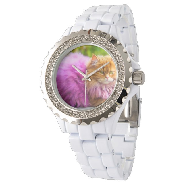 Reloj De Pulsera Stylish  cat watch for cat lovers (Angular)