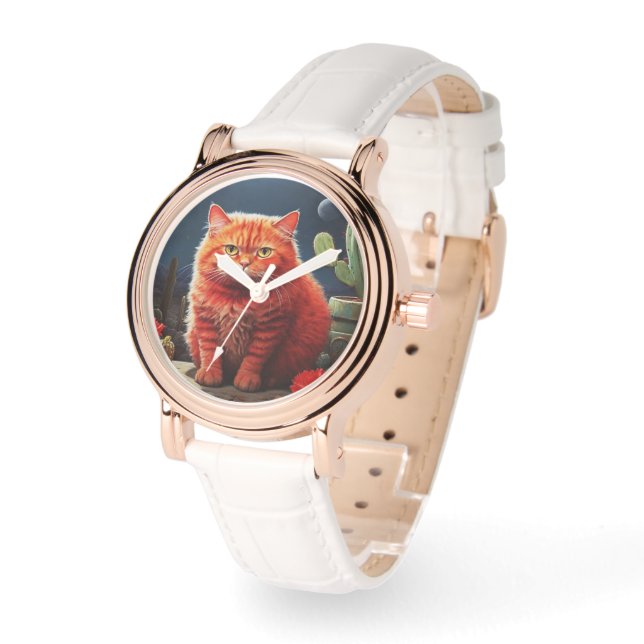 Reloj De Pulsera Stylish cat watch for cat's lovers (Ángulo)