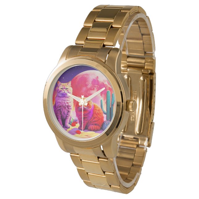 Reloj De Pulsera Stylish cat watch for cat's lovers (Angular)