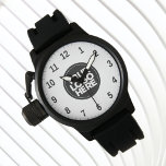 Reloj De Pulsera Su logotipo profesional simple<br><div class="desc">Cree su propio logotipo profesional simple Watch! Añade el logotipo de tu empresa,  la foto o cualquier imagen. Un diseño limpio y moderno de color blanco y negro,  completamente personalizable,  para un aspecto claro y elegante.</div>