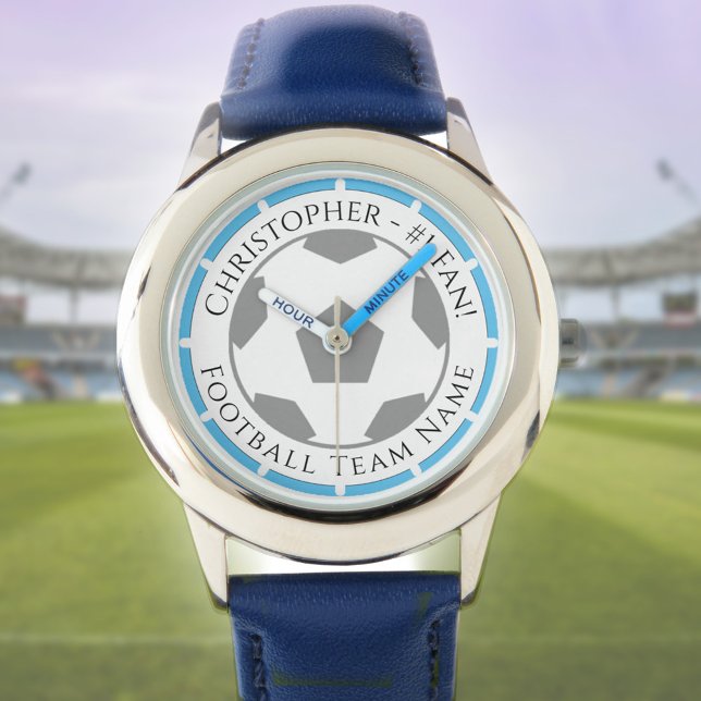 Reloj De Pulsera Su nombre más el nombre del equipo de fútbol Watch (Subido por el creador)