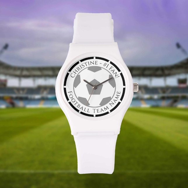 Reloj De Pulsera Su nombre más el nombre del equipo de fútbol Watch (Subido por el creador)