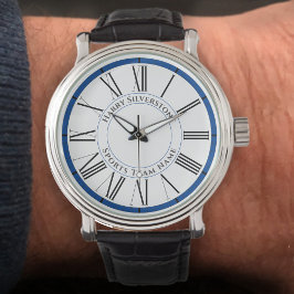 Reloj De Pulsera Su nombre más el nombre del equipo deportivo Watch