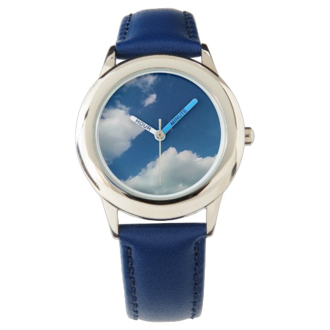 Reloj De Pulsera Suavidad con las nubes (Anverso)