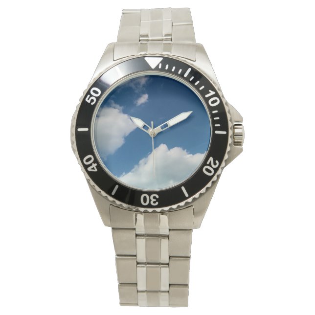 Reloj De Pulsera Suavidad de las nubes (Anverso)