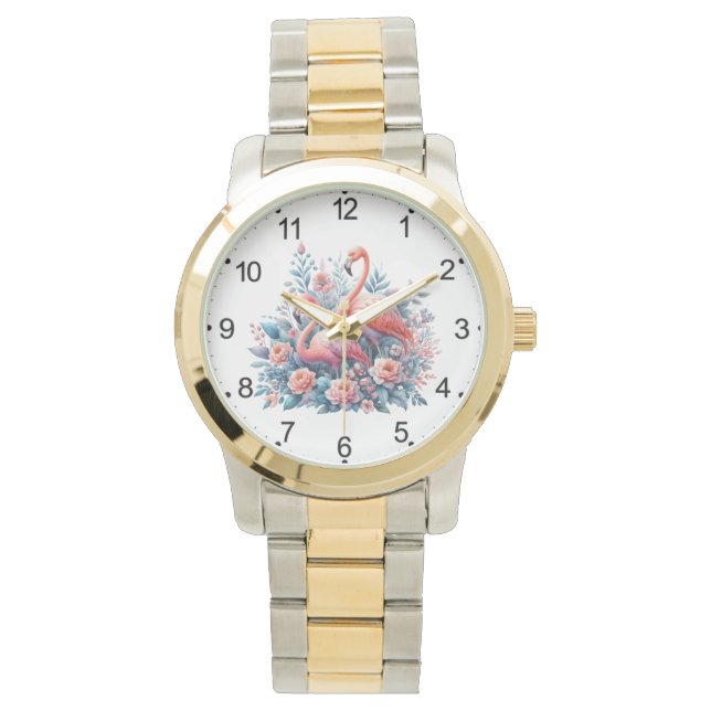 Reloj De Pulsera Sublimación Flamingo-95158 (Anverso)