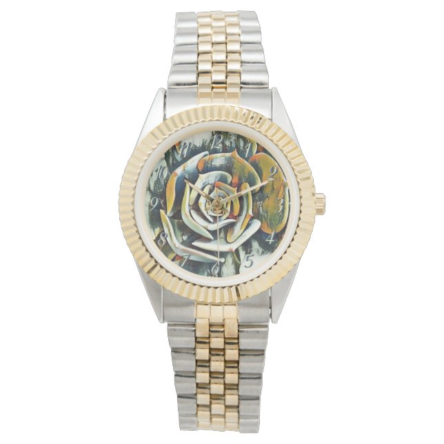 Reloj De Pulsera Suculento Cactus (Anverso)