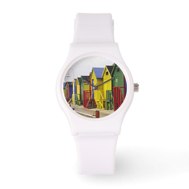 Reloj De Pulsera Sudáfrica, Cabo Occidental, St James. Colorido (Anverso)