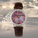Reloj De Pulsera sueño infantil - carrusel de caballos viejos<br><div class="desc">Este reloj muestra una fotografía de un maravilloso carrusel de caballos en el mercado de Navidades. ¡Para todos los que les gusta la nostalgia y el romance y les gusta soñar! Foto original de Marions Artwork. Hermoso accesorio para todas las mujeres - ¡no sólo para los Navidades! ¡También una idea...</div>