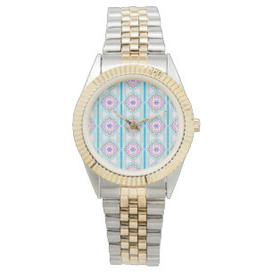 Reloj De Pulsera Sueño Pastel Boho Geométrico Caleidoscopio