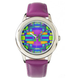Reloj De Pulsera Sueños de Vibraciones Eléctricas Arte Abstracto Vi
