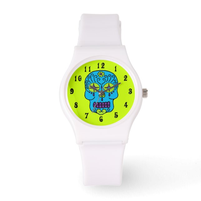 Reloj De Pulsera Sugar Skull (Anverso)