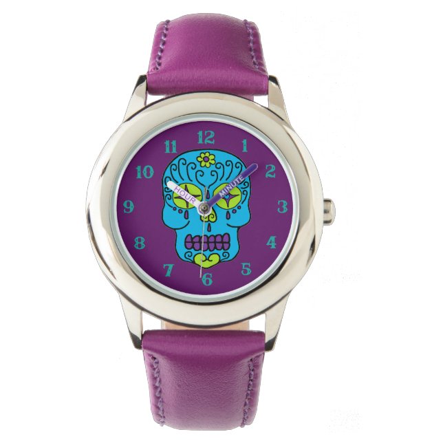 Reloj De Pulsera Sugar Skull (Anverso)