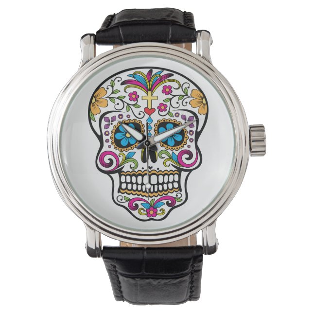 Reloj De Pulsera Sugar Skull (Anverso)