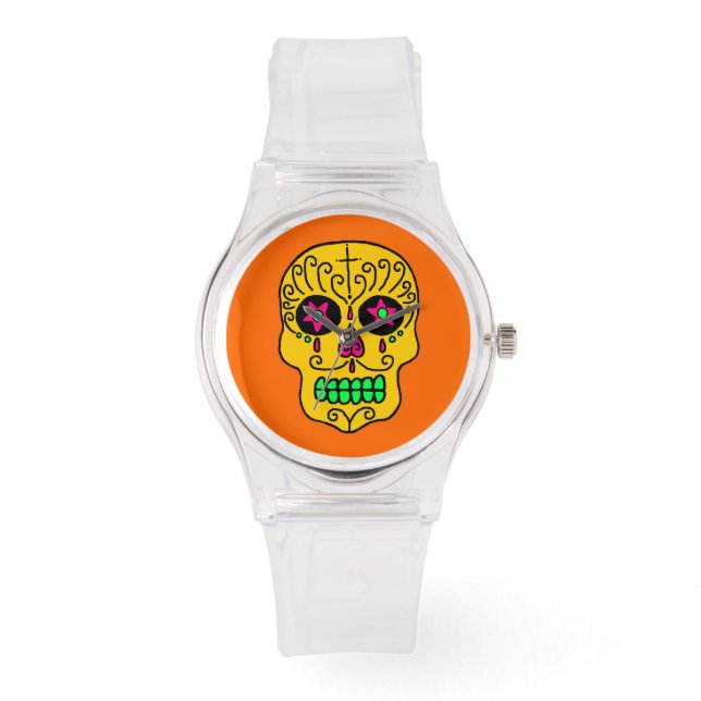 Reloj De Pulsera Sugar Skull (Anverso)