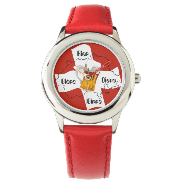 Reloj De Pulsera Suiza - Suisse Svizzera - Svizra - Switzerland (Anverso)