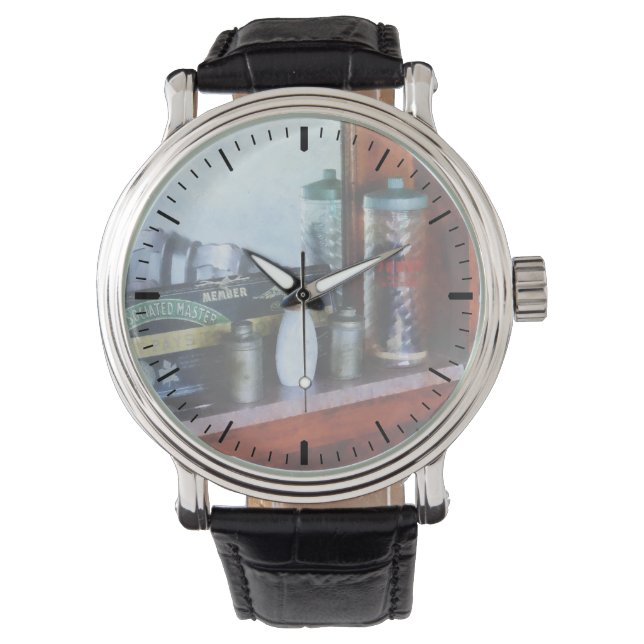 Reloj De Pulsera Suministros de barbero (Anverso)