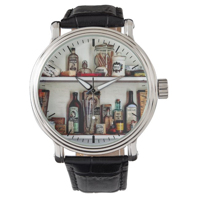 Reloj De Pulsera Suministros En La Oficina Del Médica (Anverso)