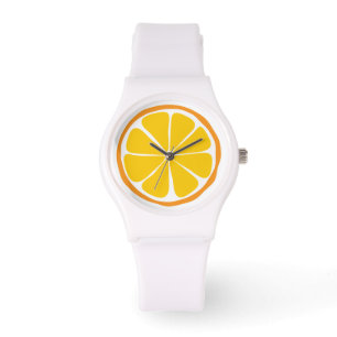 Reloj De Pulsera Summer Citrus Naranja Watch