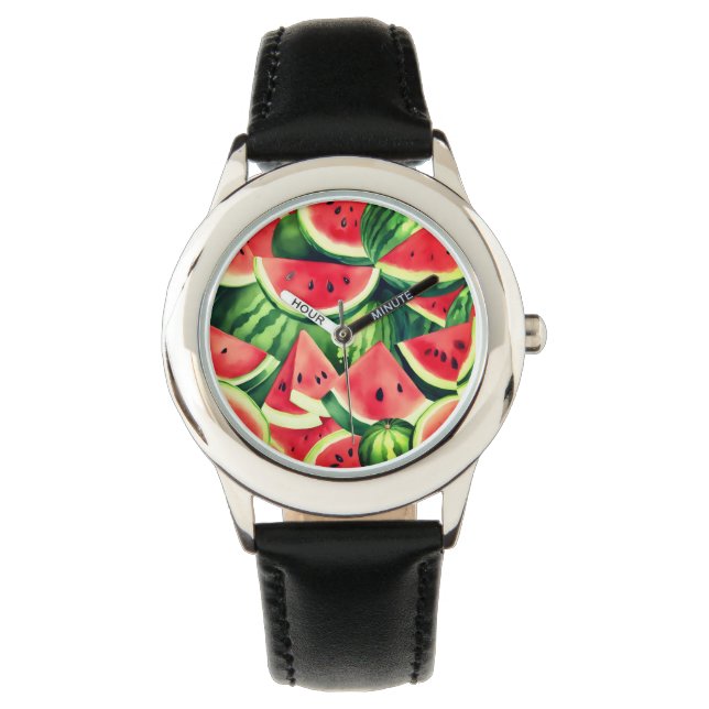 Reloj De Pulsera Summer time watermelons (Anverso)
