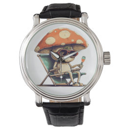 Reloj De Pulsera Summertime Mushroom