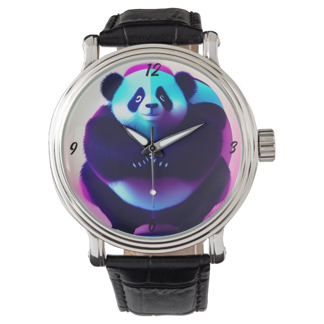 Reloj De Pulsera Sumo Panda The Bamboo Gnasher, Mens Watch (Anverso)